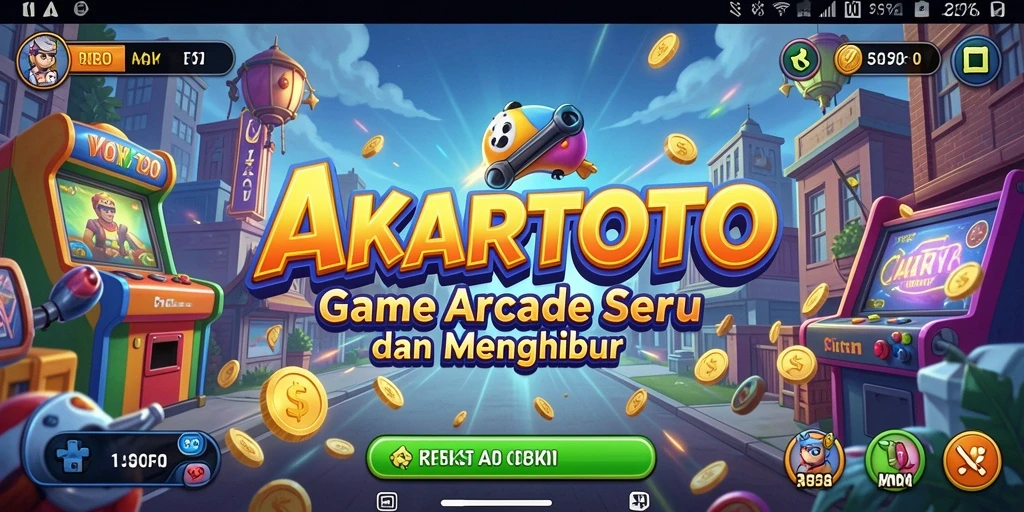 Tangkapan layar menampilkan gameplay intens dari AKARTOTO yang penuh aksi.