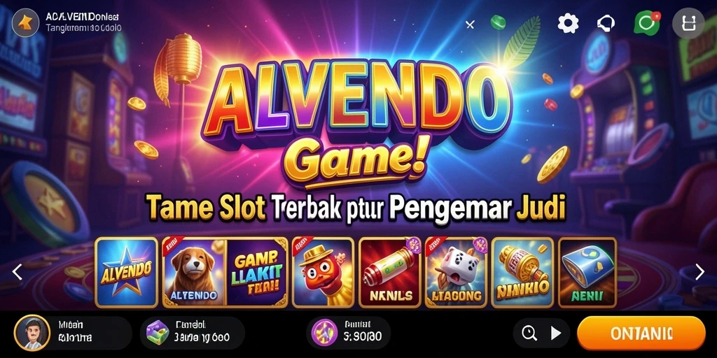Tampilan menarik gameplay Slot ALVENDO yang seru.
