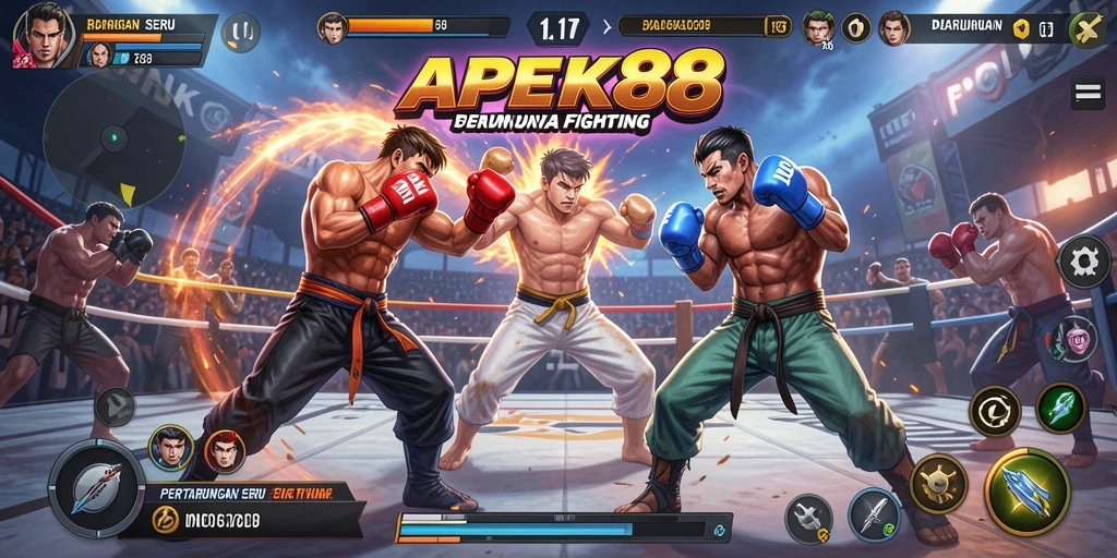 Tampilan gameplay APEK88 yang seru dan mendebarkan.