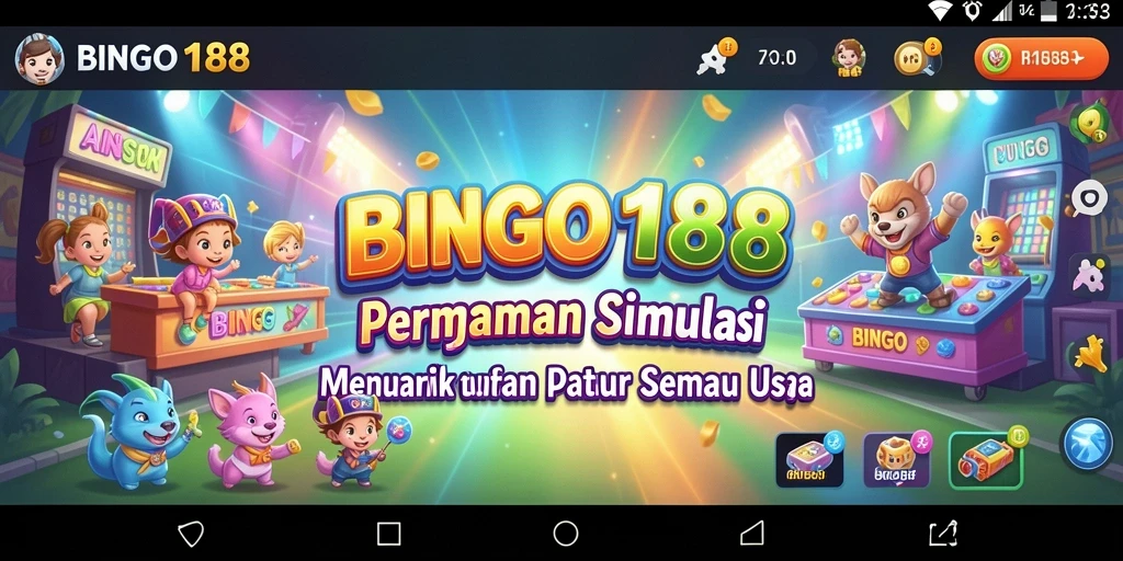 Tampilan gameplay seru dari BINGO188 dengan elemen interaktif.