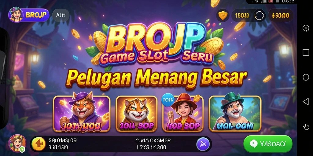 Tampilan menarik dari gameplay slot BROJP yang menghibur.
