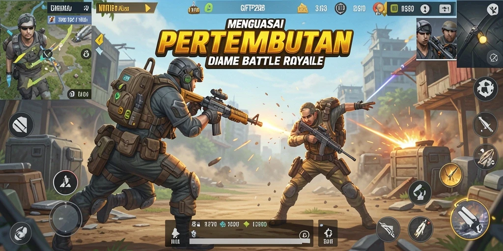 Screenshot gameplay <strong>GIFTRP288</strong> yang menunjukkan aksi pertempuran intens.