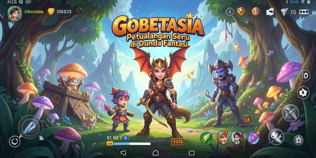Screenshot menampilkan gameplay seru dengan aksi petualangan yang mendebarkan.