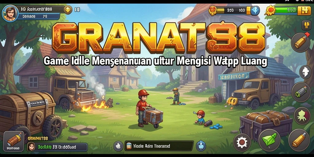 Tampilan gameplay <strong>GRANAT88</strong> yang mengasyikkan dengan karakter berinteraksi.