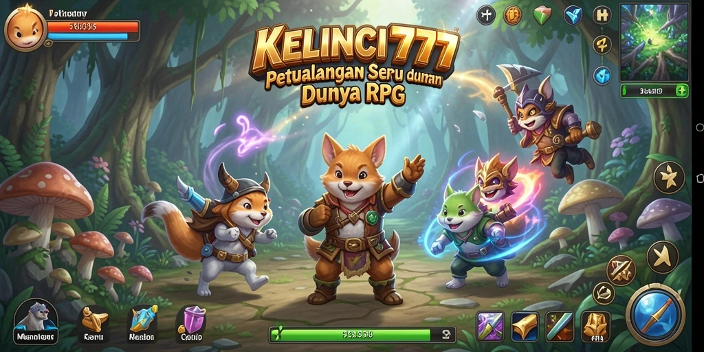 Tampilan gameplay KELINCI777 yang seru dan dinamis.