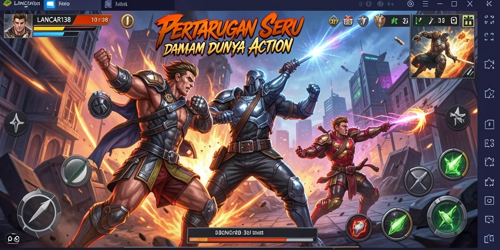 Gameplay seru LANCAR138 dengan pertarungan yang menantang.