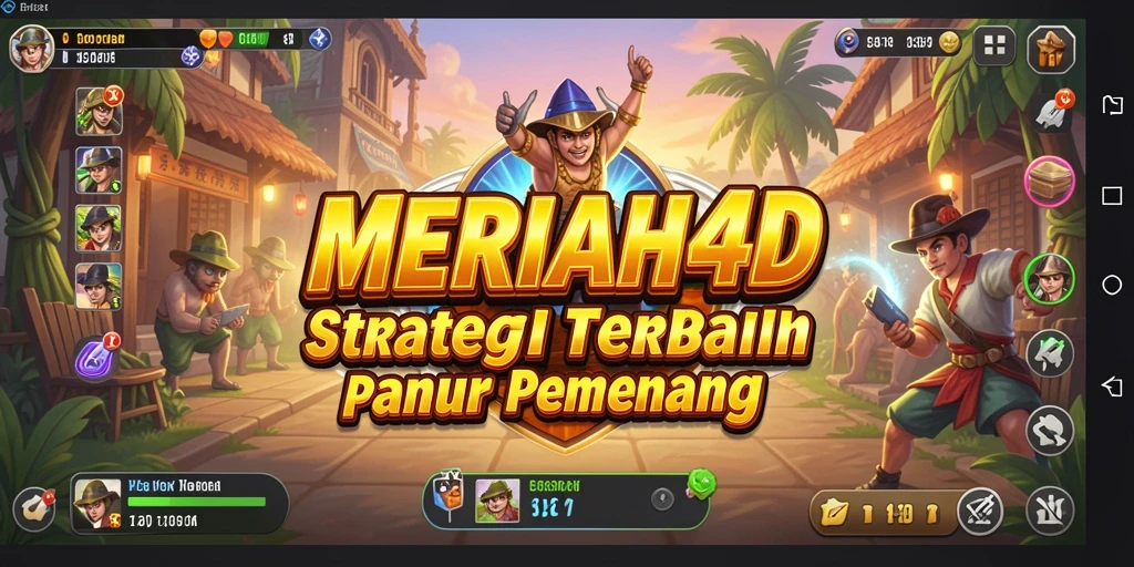 Tampilan gameplay strategis dari MERIAH4D yang seru dan menantang.