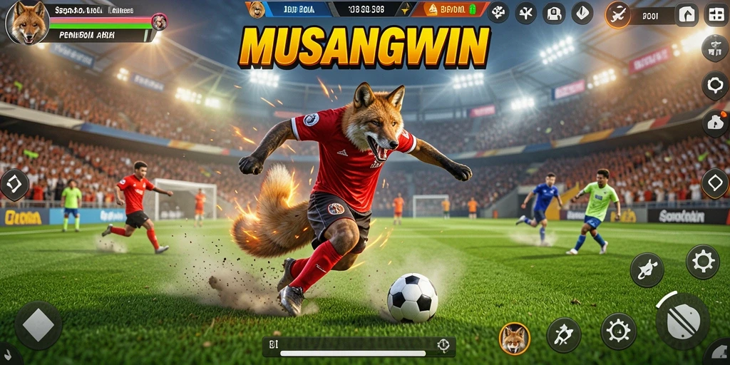 Tampilan gameplay MUSANGWIN yang menantang dan seru.
