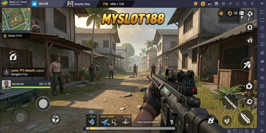 Gameplay seru dari MYSLOT188 dengan aksi TPS yang mendebarkan.