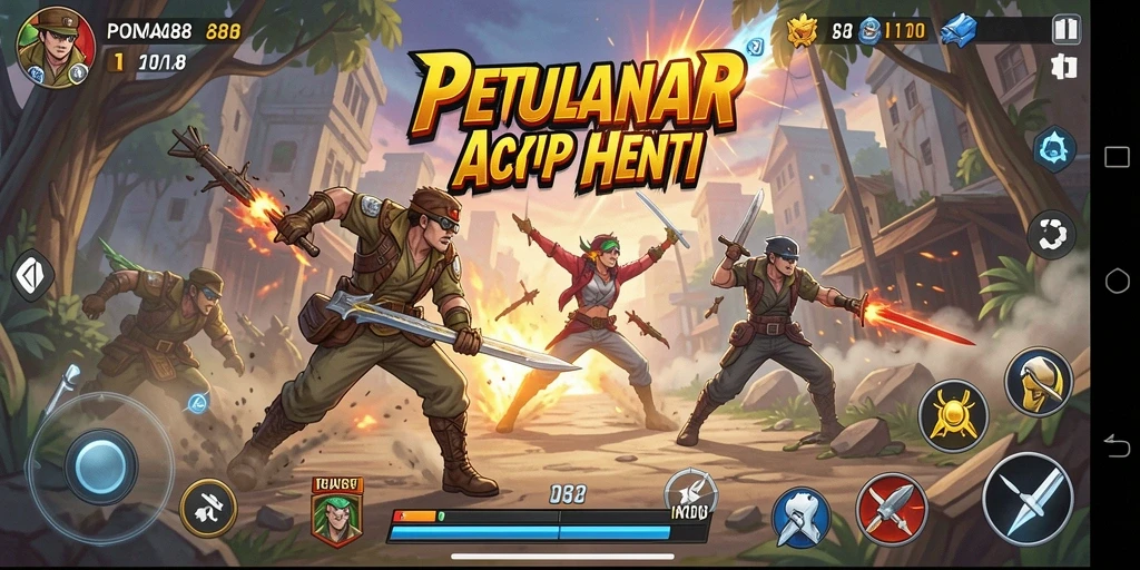 Tampilan gameplay Action POA88 yang memukau dan mendebarkan.