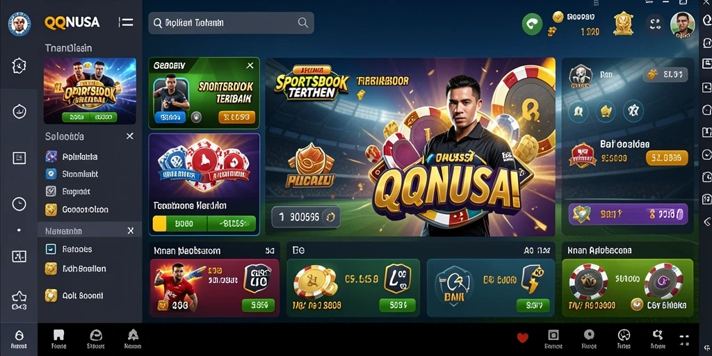 Tampilan menakjubkan dari permainan taruhan di QQNUSA.