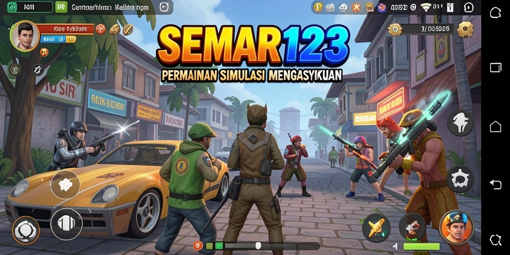 Tampilan gameplay dari <strong>SEMAR123</strong> yang penuh warna dan interaktif.