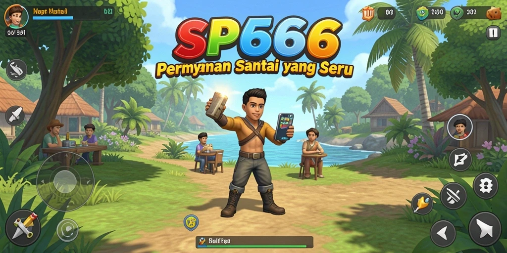 Tampilan gameplay SP666 yang seru dan menghibur.