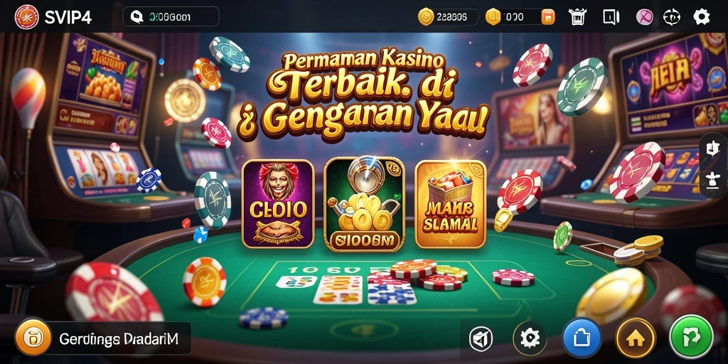 Tampilan gameplay seru dari SVIP4 dalam suasana Kasino.