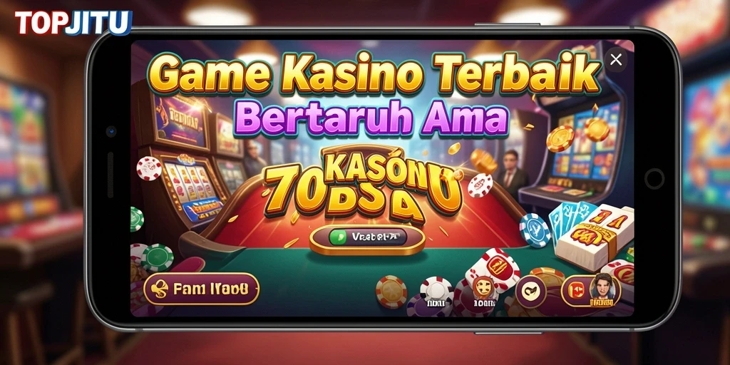 Tampilan menarik dari gameplay Kasino di TOPJITU.